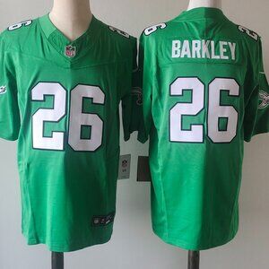 Saquon Barkley Eagles Green Alternate Jersey